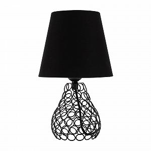 Настільна лампа Pauleen Black Brilliance 48210 макс. 20 Вт чорна тканина метал E27 - Фото 1