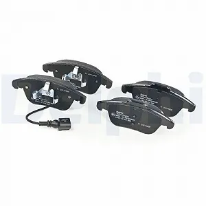 Комплект тормозных колодок DELPHI LP2110 дисковый тормоз для AUDI SEAT SKODA VW VW (SVW) synthetic.ua - Фото 1