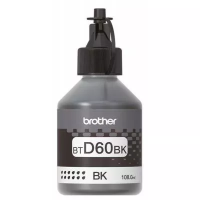 Контейнер с чернилами Brother BT-D60BK 108ml (BTD60Bk), фото №1