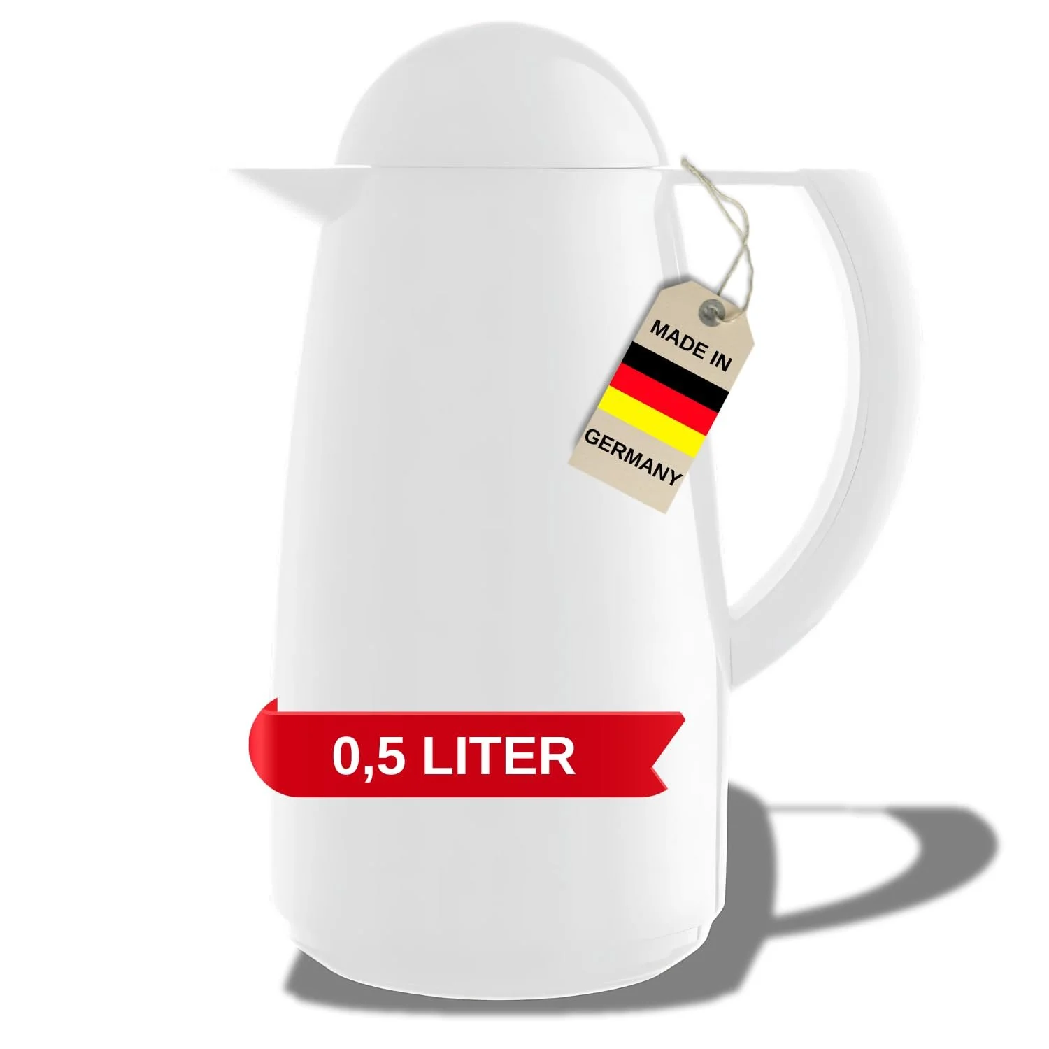 Термос Mini Clip Markutec 0.5 литра, белый, фото №1