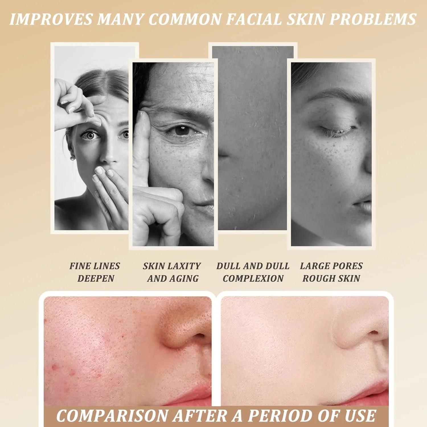 Гель-маска для обличчя 24K Gold Collagen, набір натуральних зволожуючих масок для обличчя (5 шт. в упаковці), фото №6