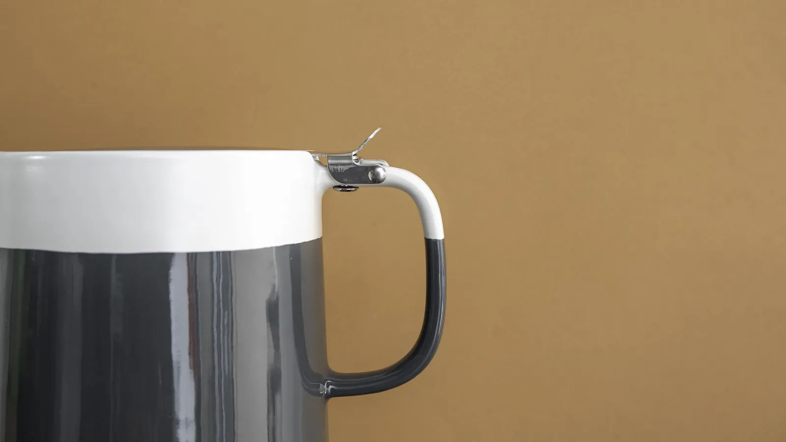 Чайник-заварник керамічний La Cafetiere Barcelona Cool Grey, 1,2 літра (4 чашки), фото №4