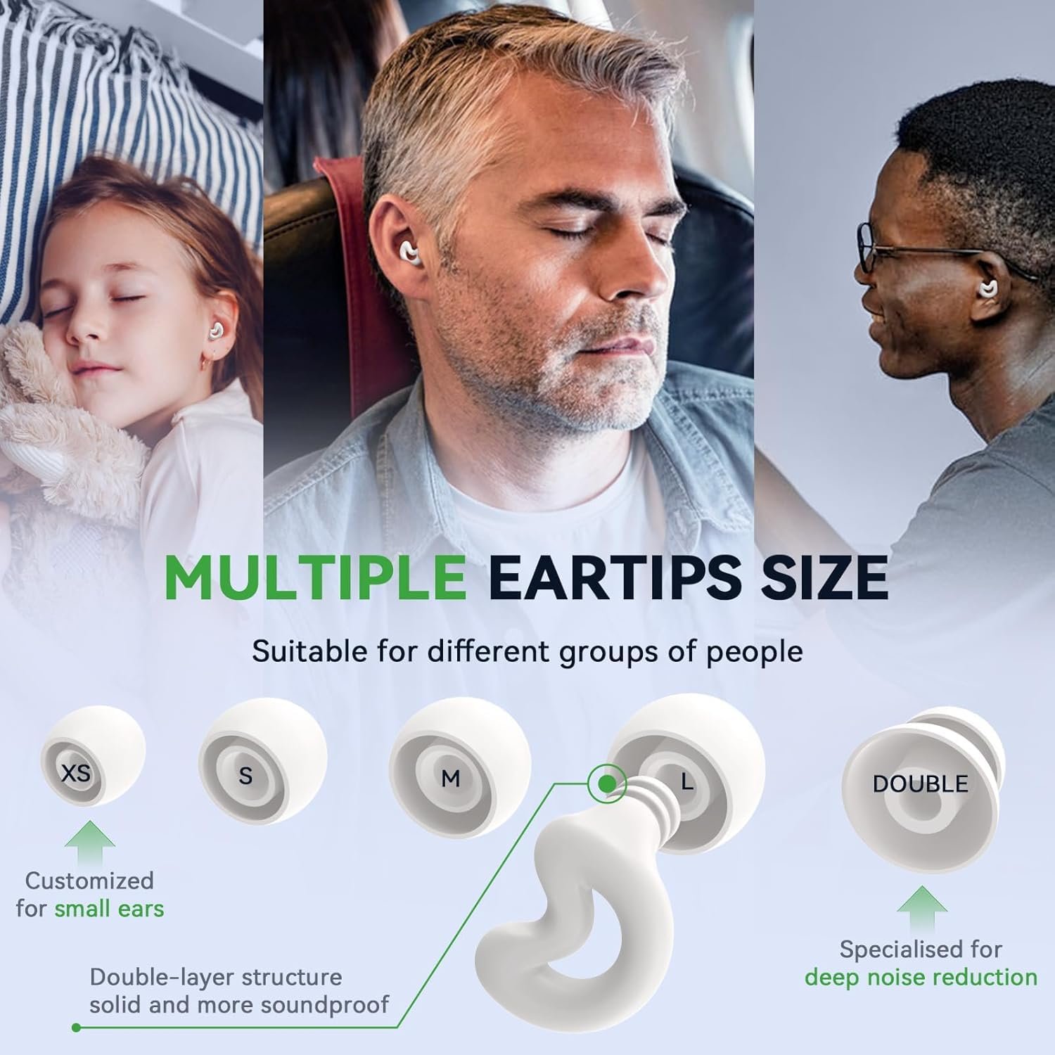 Беруші Relaxcharm для сну, шумозаглушення до NRR49дБ Надм'які багаторазові, фото №6