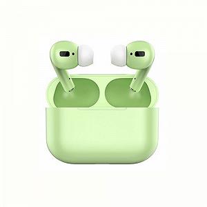 Наушники беспроводные TWS Airpod 3 с боксом для зарядки Green Bluetooth кейсом - Фото 1