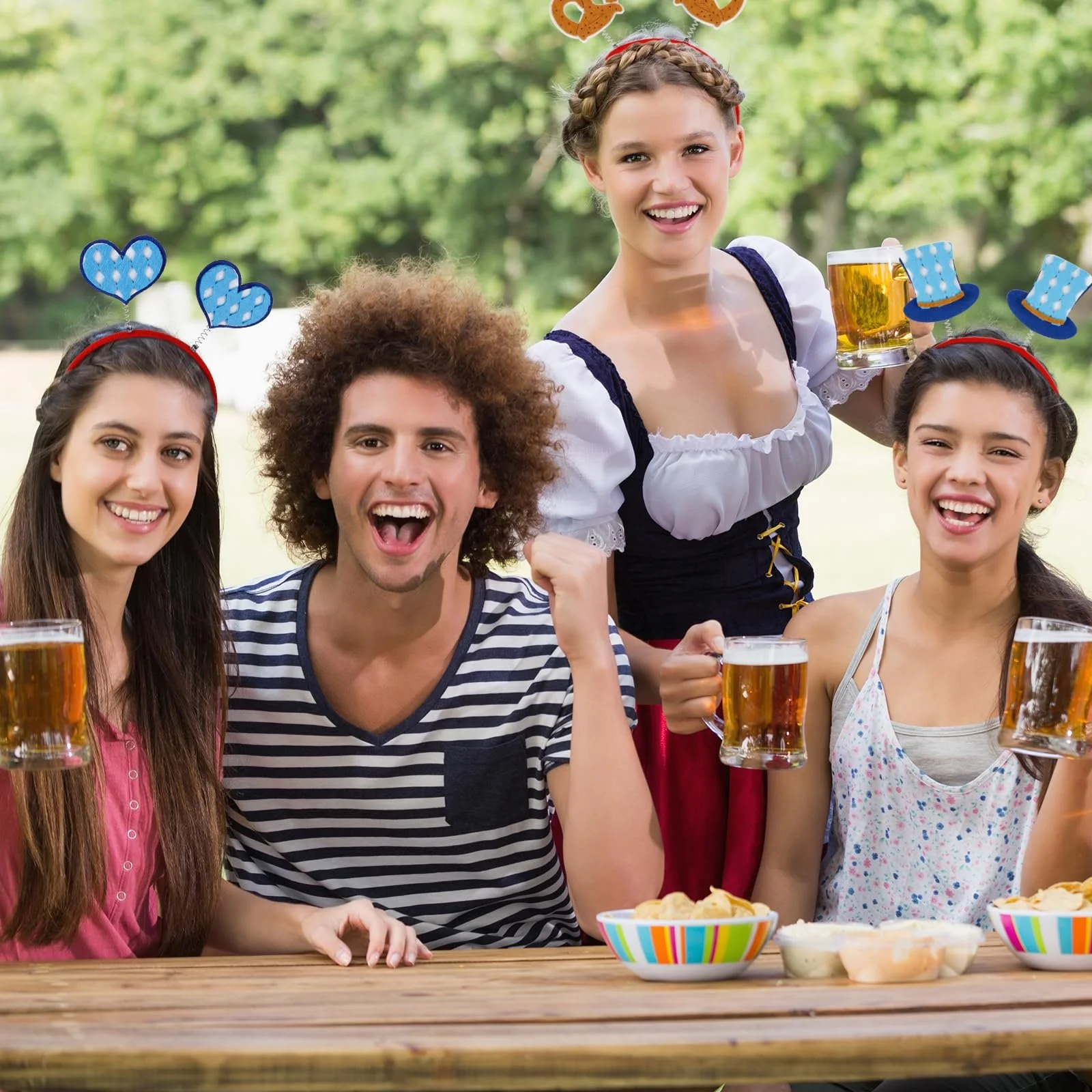 Набор из 6 обручей на голову, фото №4