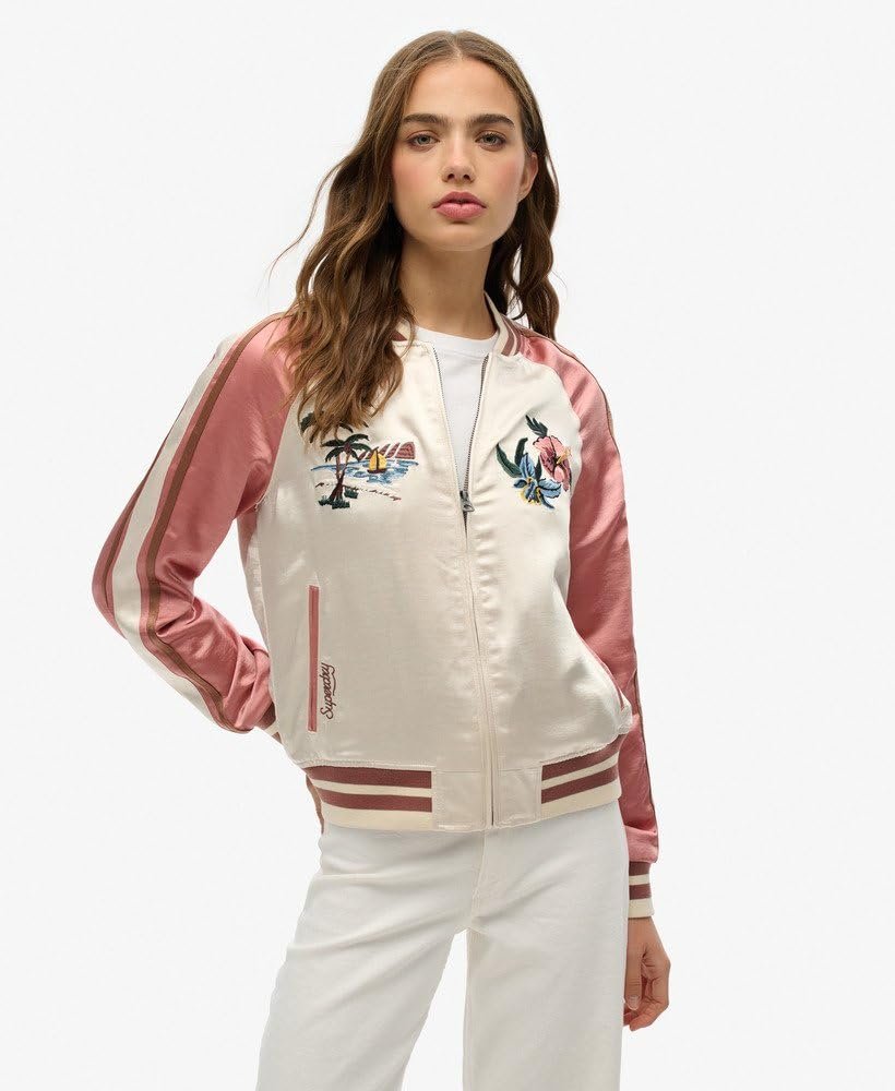 Бомбер Superdry Женский Embroidered Suikajan, фото №5