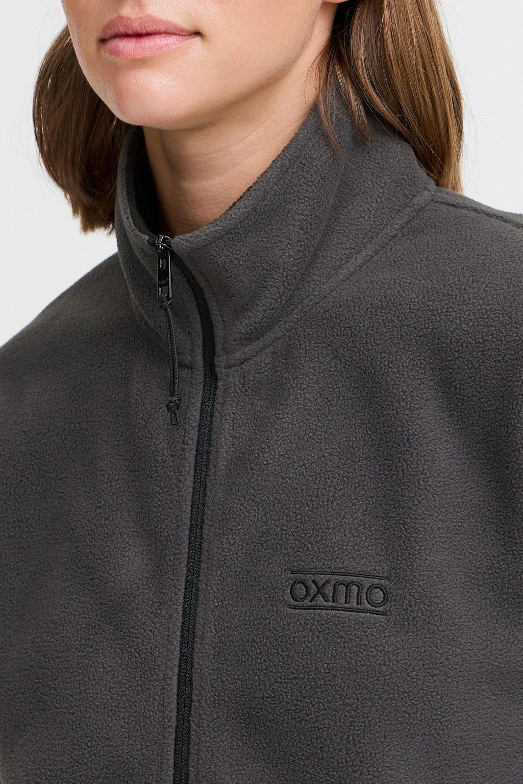 Женская куртка на молнии OXMO OXMarta, флисовая куртка, переходная куртка с карманами на молнии, воротником-стойкой, свободного кроя, фото №5