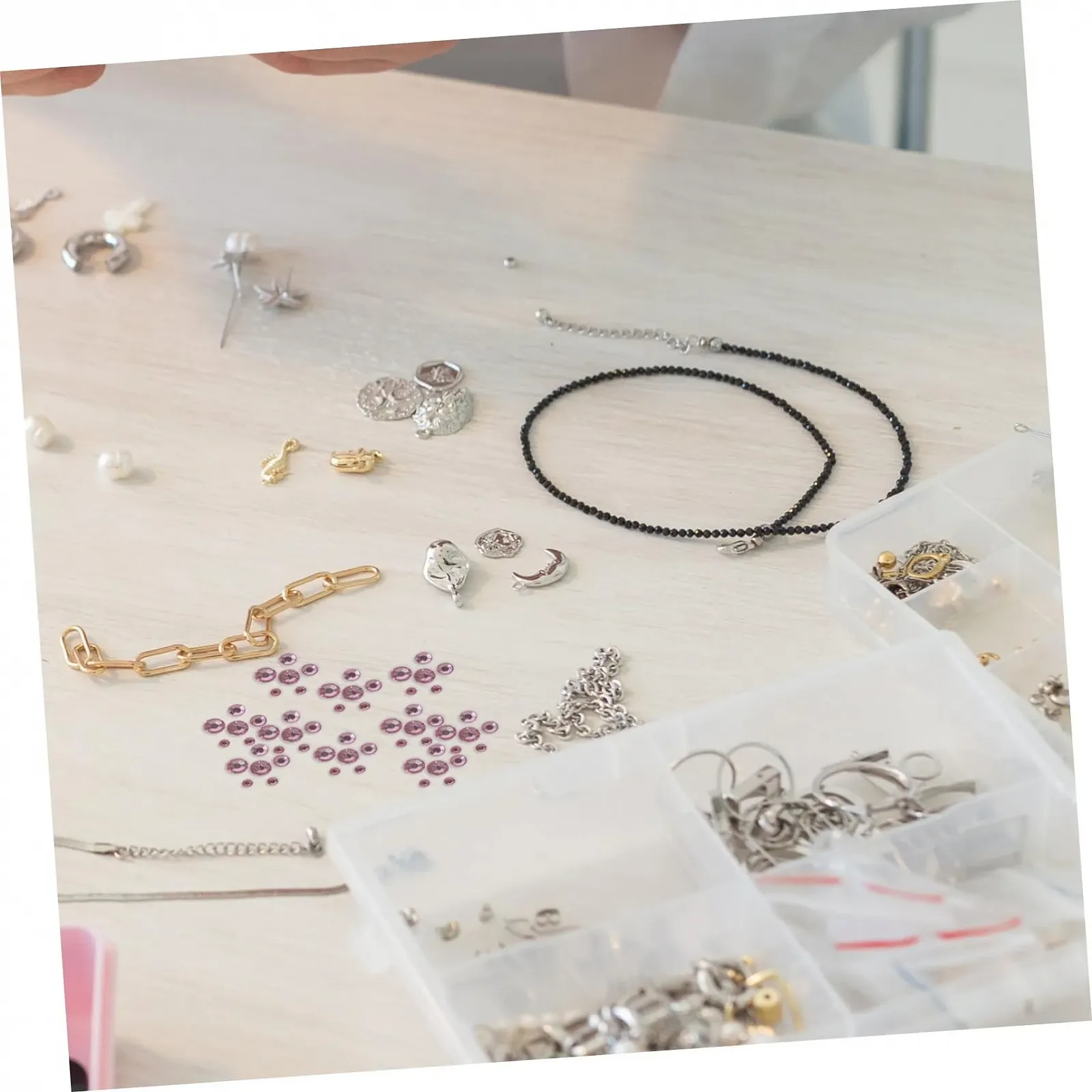 Стразы Ювелирные Мини Кристалл Подвеска Плоская Страза Бисер Стразы для ногтей Стразы для ногтей Стразы для ногтей Кристаллы для ногтей Самоцветы Мини Самоцвет Розовый Акрил, фото №8