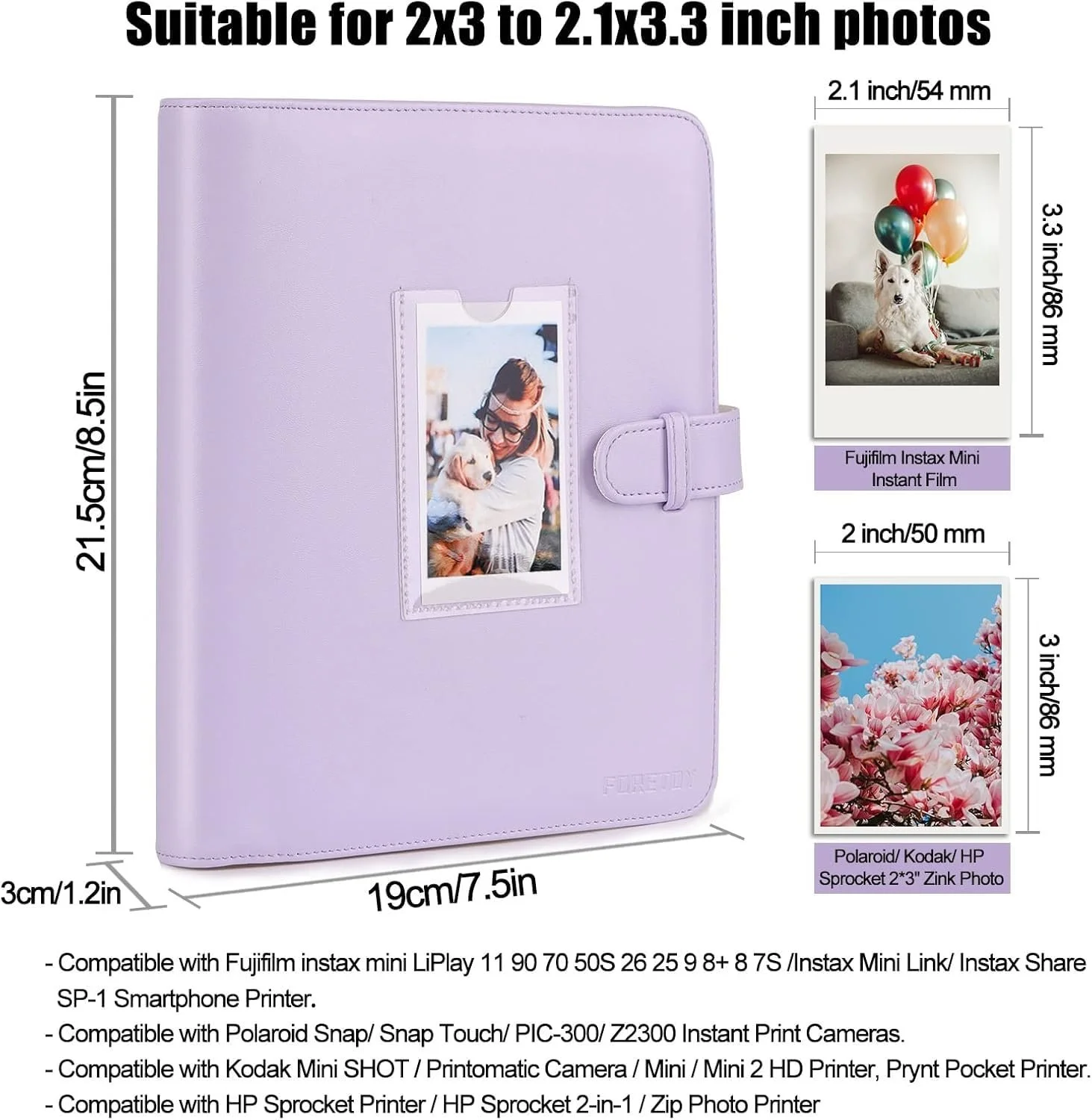 Фотоальбом FORETOY для Instax Mini, 272 кишені, фото №2
