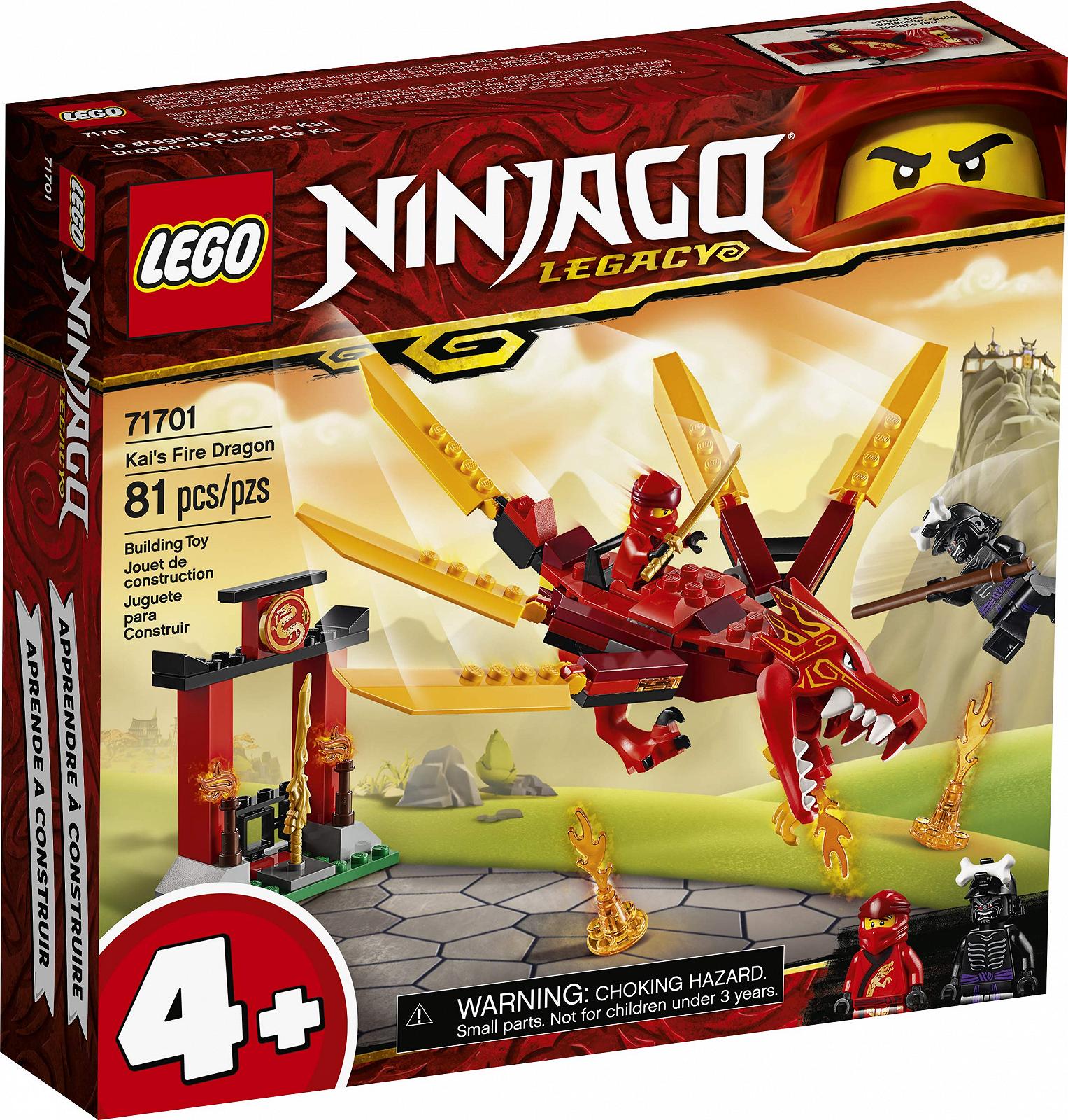 Lego Ninjago 71701 Вогняний Дракон Кая, фото №2 Lego Ninjago 71701 Вогняний Дракон Кая, фото №2