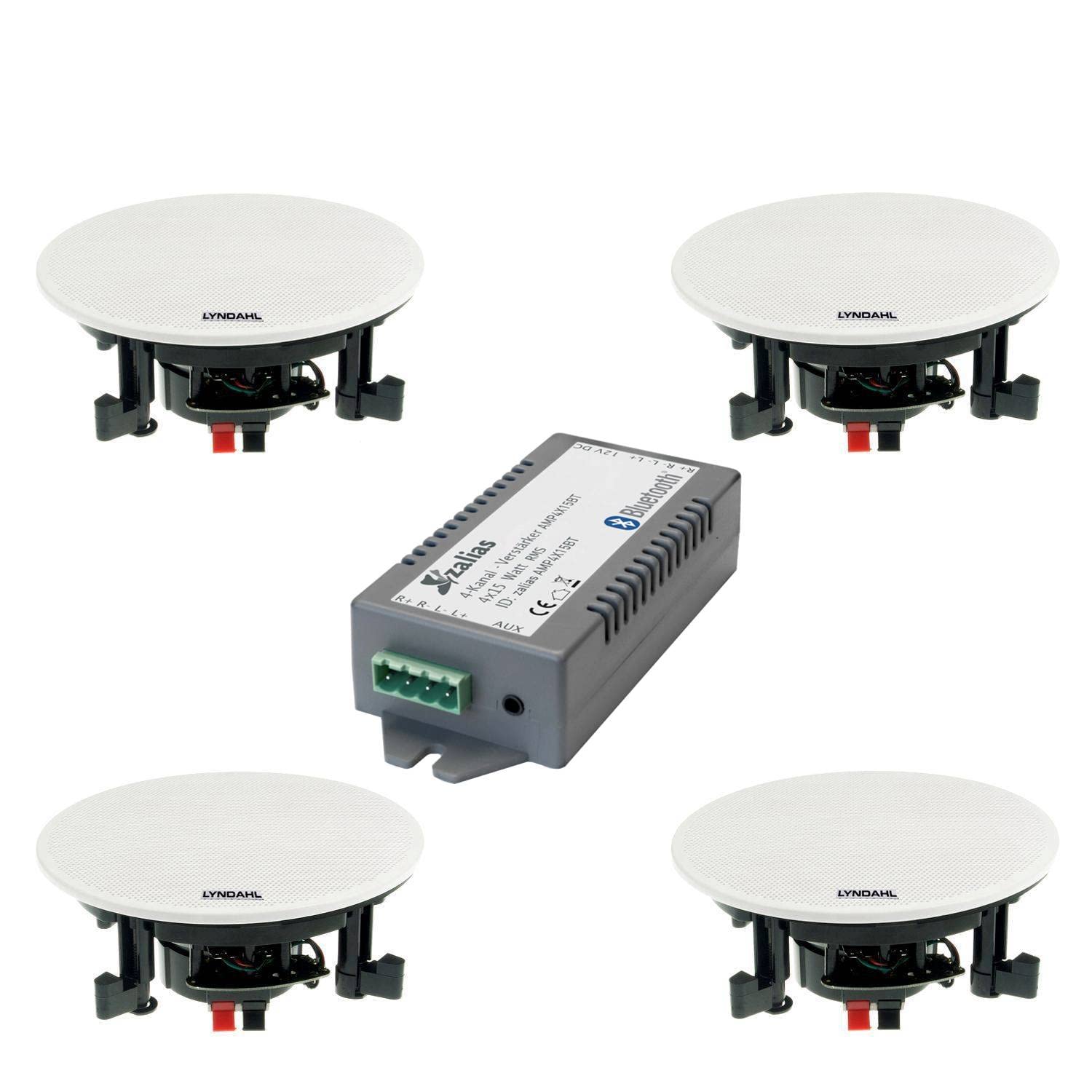 Комплект Lyndahl CS200BT с 2 или 4 колонками включая Bluetooth усилитель, фото №1