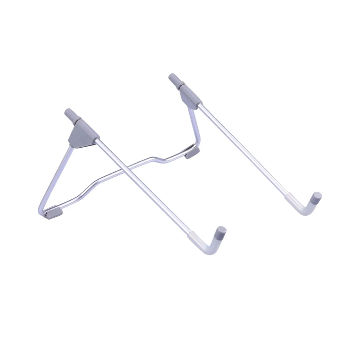 Підставка для ноутбука регульована по висоті складна алюмінієвий сплав з нековзною силіконовою накладкою, фото №1