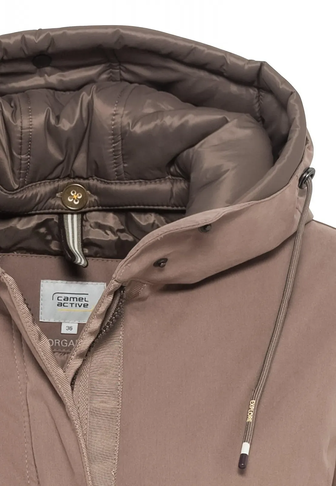 Функціональне пальто camel active Жіноче з органічної бавовни, фото №9 Функціональне пальто camel active Жіноче з органічної бавовни, фото №9