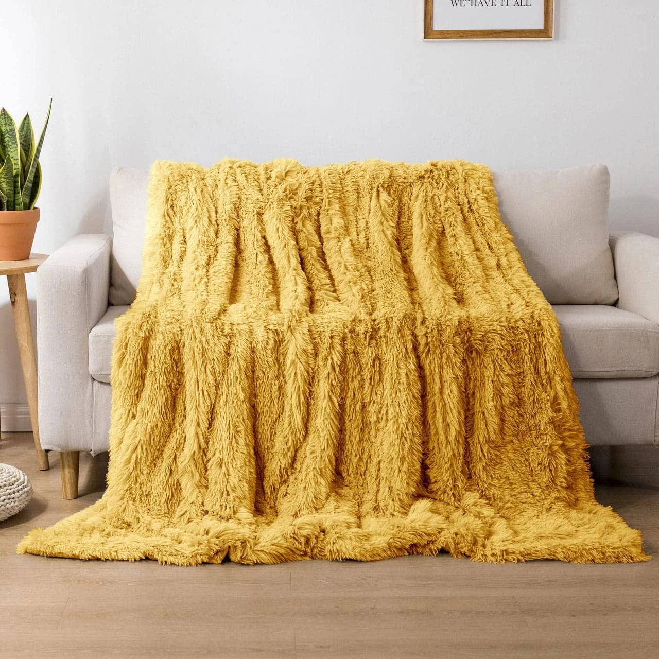 Покрывало Cotton Market Двустороннее 200 x 220 см Желтый, фото №1 Покрывало Cotton Market Двустороннее 200 x 220 см Желтый, фото №1