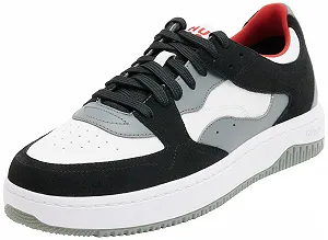 Кроссовки HUGO Kilian Tenn из искусственной кожи и замши на шнуровке - Фото 1