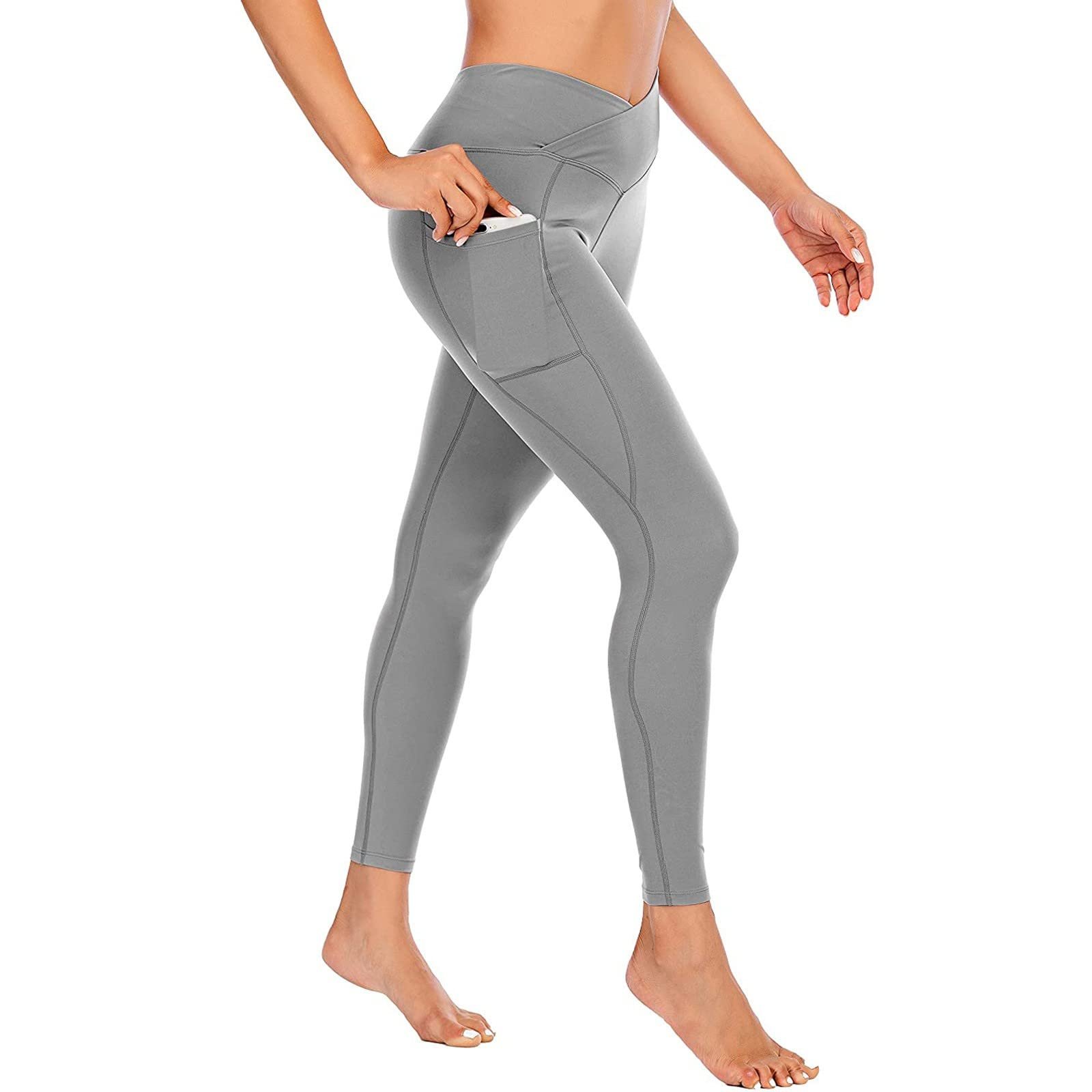 Легінси Generisch Sports Running Athletic Workout Fitness Pocket Yoga Trousers Yoga Pants Jogging Offers, фото №3