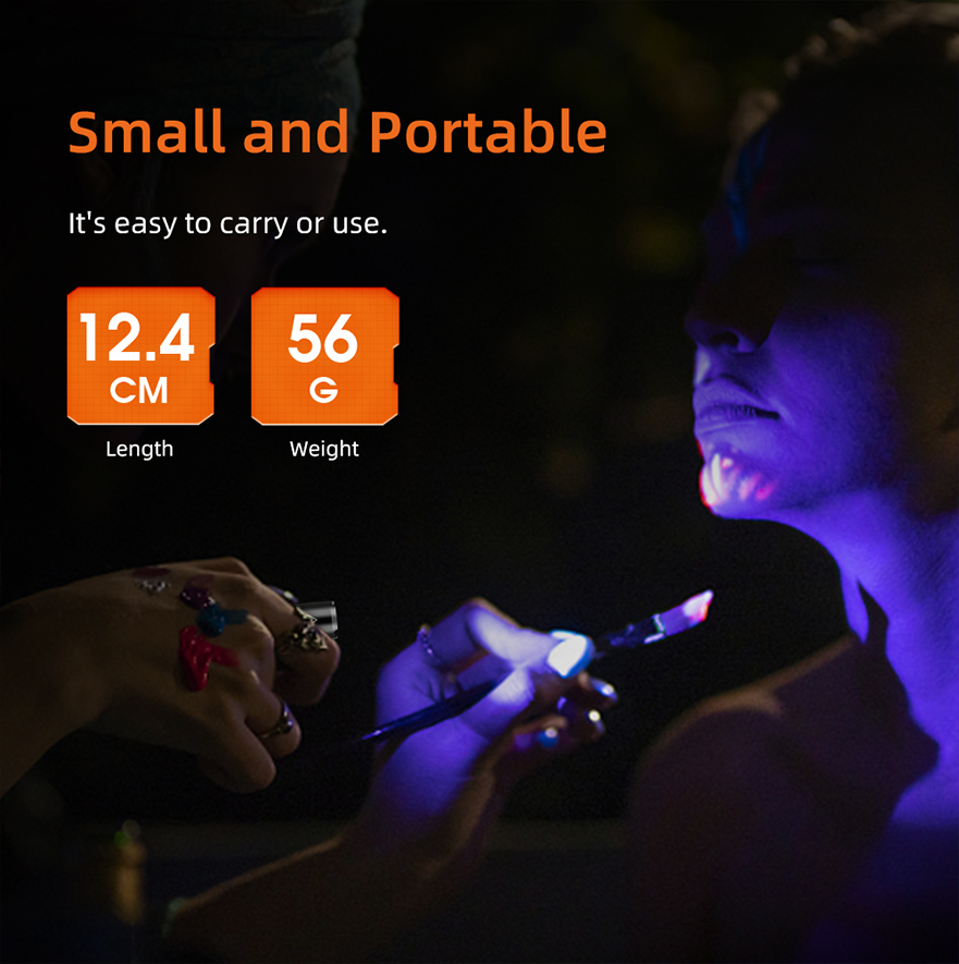 Фонарь ультрафиолетовый аккумуляторный Z01 SuperFire, фото №4