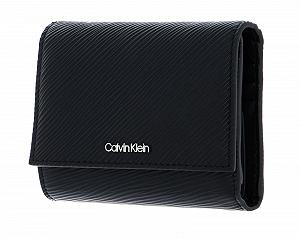 Гаманець Calvin Klein CK Elevated Trifold MD Saffiano CK Black - Фото 1