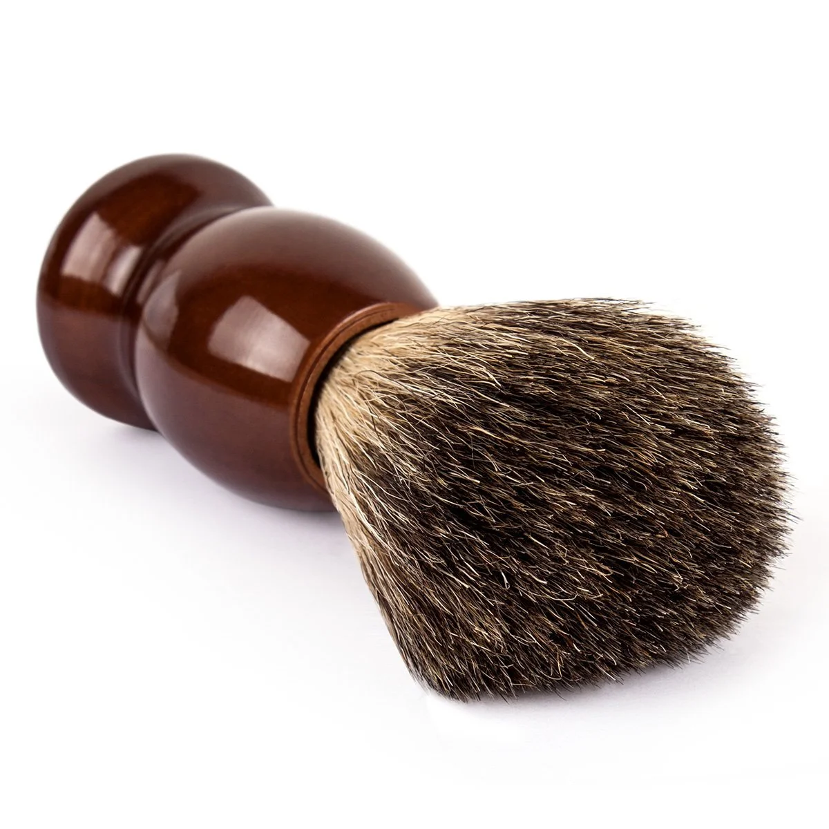Помазок для бритья QSHAVE Pure Badger Hair ручной работы, дерево, фото №3