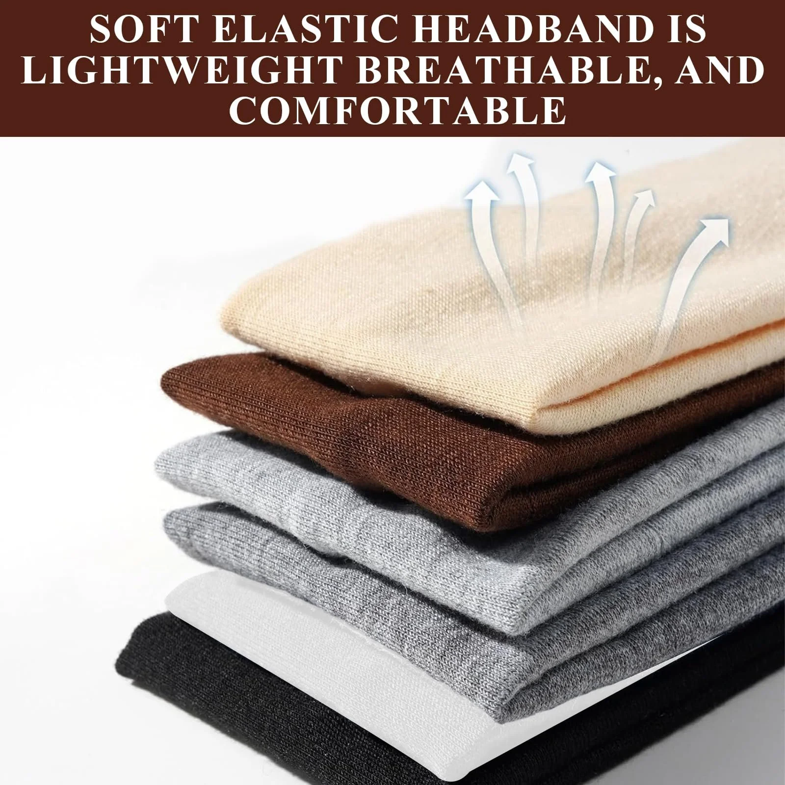 Набір пов'язок для волосся жіночих 6 шт., фото №3