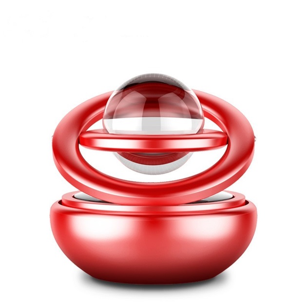 Ароматизатор в автомобиль Левитирующие кольца Галактика от солнечного света MIO 1 сменный картридж Красный 050969, фото №2
