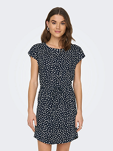 Сукня ONLMAY S/S DRESS NOOS 15153021-Night Sky-AOP:Lea flower ONLY Темно-синій S - Фото 1