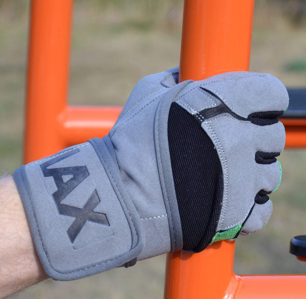 Рукавички для фітнесу MadMax MFG-860 Wild Grey/Green XL, фото №6 Рукавички для фітнесу MadMax MFG-860 Wild Grey/Green XL, фото №6
