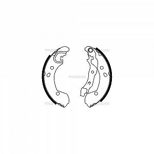 Комплект гальмівних колодок TRISCAN 8100 14002 для NISSAN RENAULT задня вісь - Фото 1