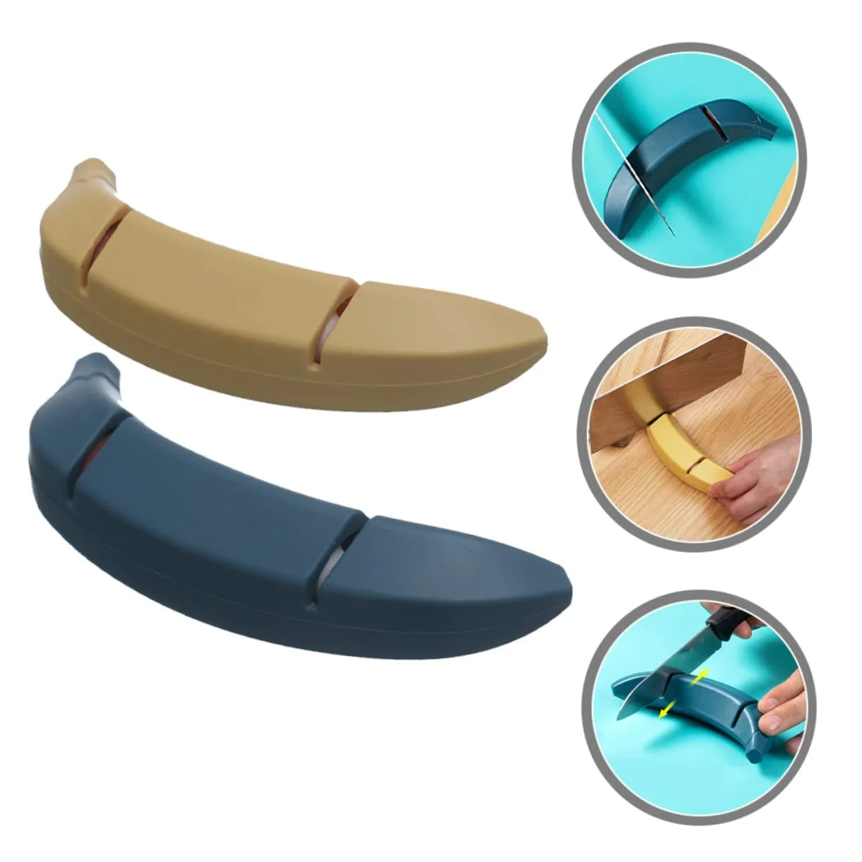 Набір стругачок для ножів ручних (2 шт.) з нековзною основою професійні ергономічні, фото №6 Набір стругачок для ножів ручних (2 шт.) з нековзною основою професійні ергономічні, фото №6