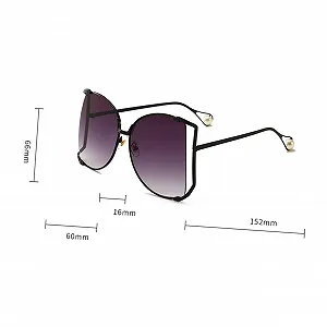 Солнцезащитные очки PACKOVE Oversized для женщин, круглые, модные, летние аксессуары synthetic.ua - Фото 1