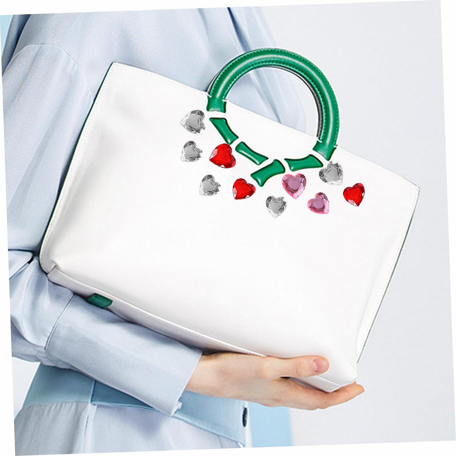 Стрази Прикраса для нігтів Серце Самоклеючі 12 аркушів, фото №4