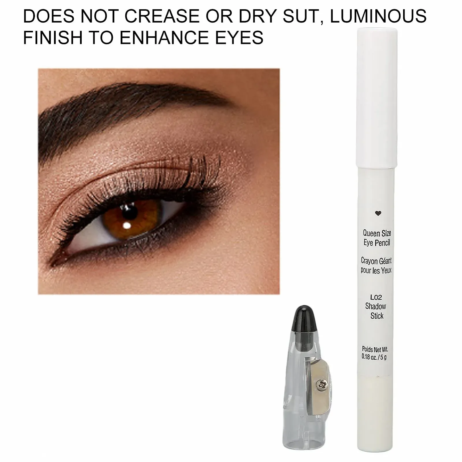 Олівець-стік для очей, блискучий, мерехтливий, кольоровий, довготривалий, 5 г, фото №4 Олівець-стік для очей, блискучий, мерехтливий, кольоровий, довготривалий, 5 г, фото №4