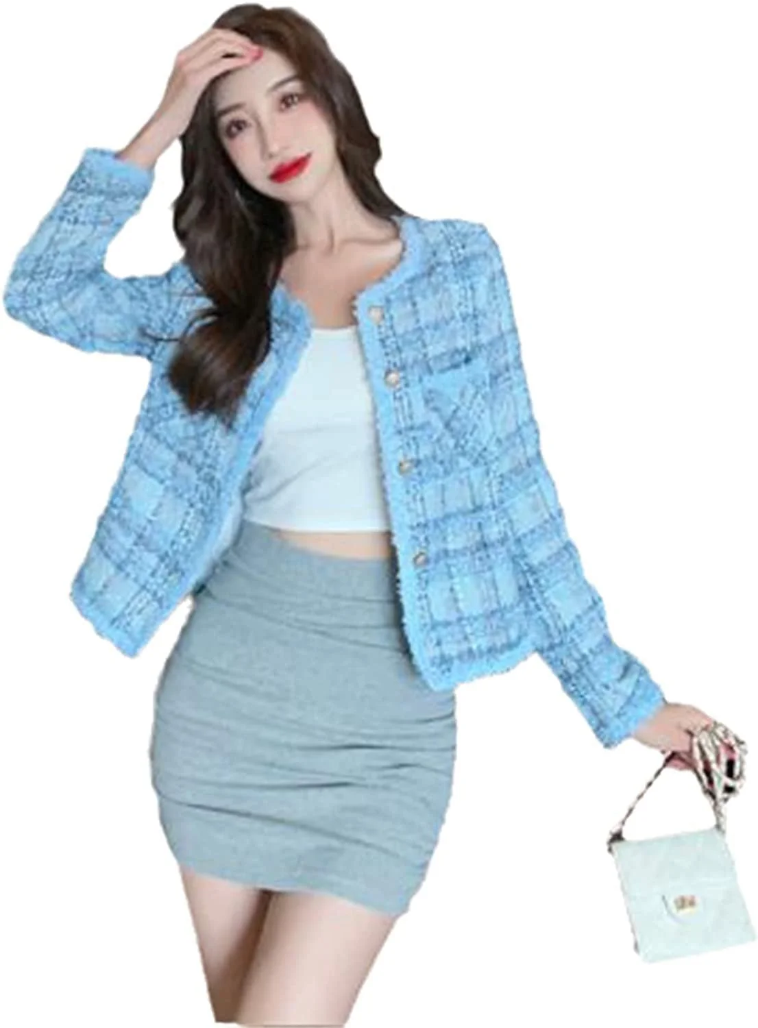 Женская весенняя твидовая куртка, фото №1 Женская весенняя твидовая куртка, фото №1