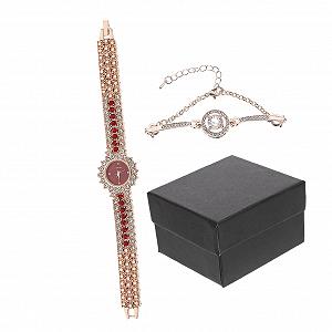 Годинник LIFKOME Жіночий Годинник Повсякденний Золотий - Фото 1