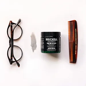 Маска для лица Brickell Men's Purifying Charcoal с активированным углем 4 унции synthetic.ua - Фото 1