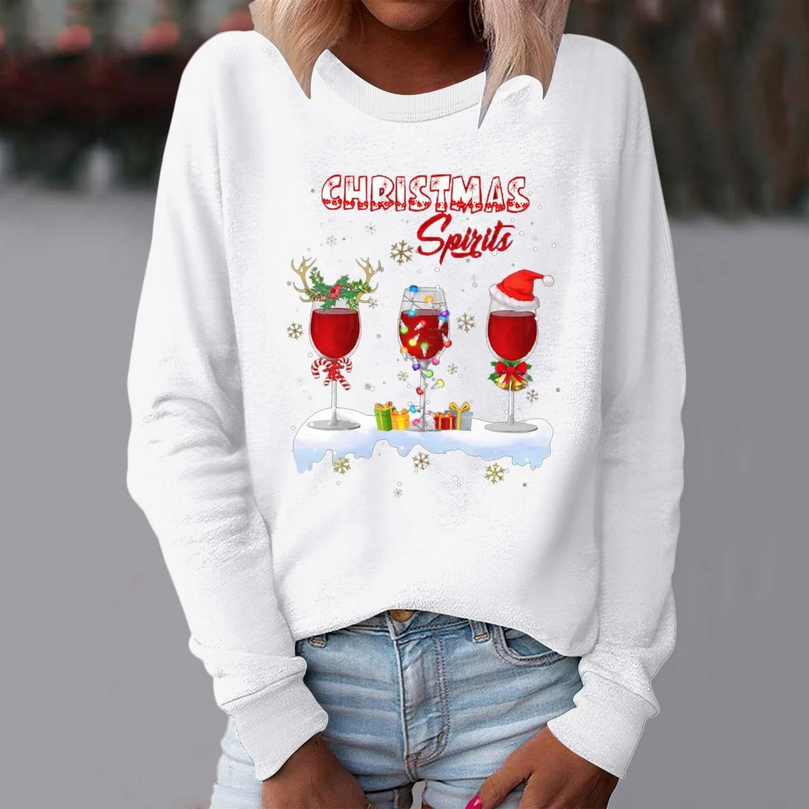 Жіночий Світшот Briskorry Різдвяний светр Різдвяний візерунок, фото №2 Жіночий Світшот Briskorry Різдвяний светр Різдвяний візерунок, фото №2