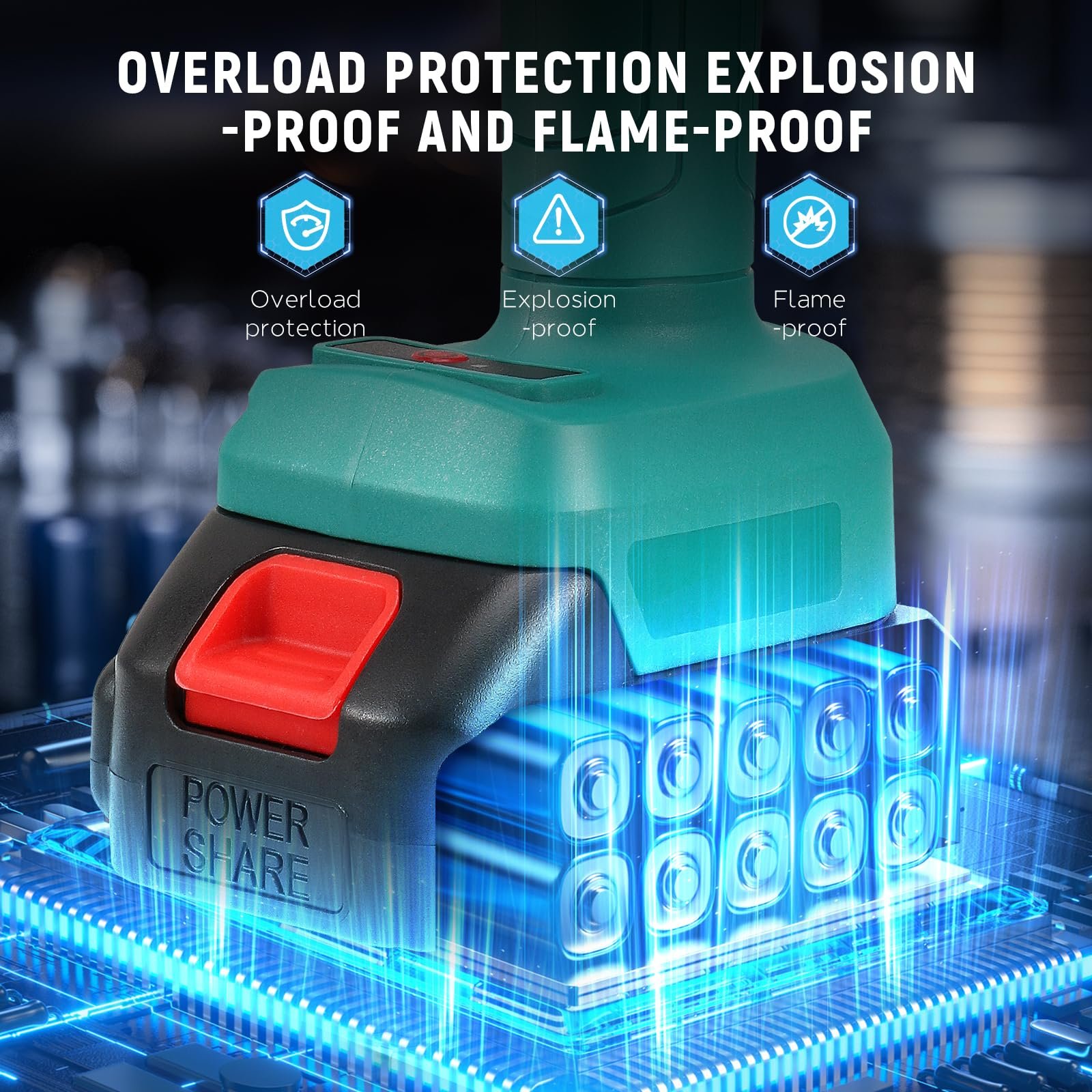 Електричний секатор Акумуляторний Professional Сумісний з Makita 21 V батареєю, Макс. 30 мм Діаметр різу, SK5 леза, безщітковий двигун, для садівництва, фото №5