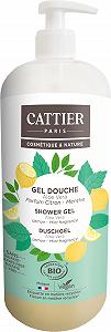 Купити Гель для душу Cattier без сульфатів з ароматом лимона та м'яти 1 л - Фото 1 Гель для душу Cattier без сульфатів з ароматом лимона та м'яти 1 л - Фото 1