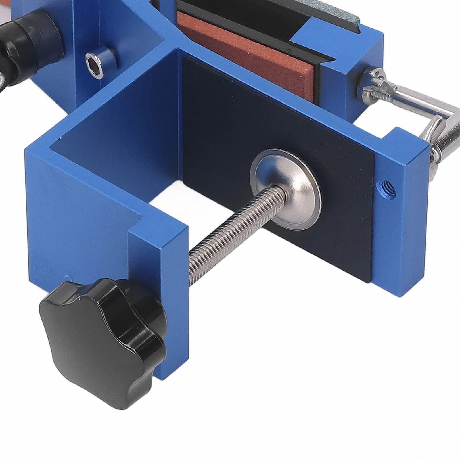 Набор точилок для ножей Quick Clip с фиксированным углом 15°, углом заточки 15-40° и 6 камнями для профессиональной заточки, фото №8