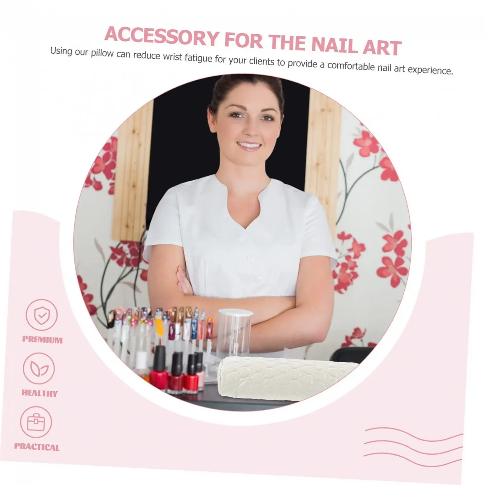 Підставка для рук Ipetboom для манікюру, для nail art салонів краси, фото №5