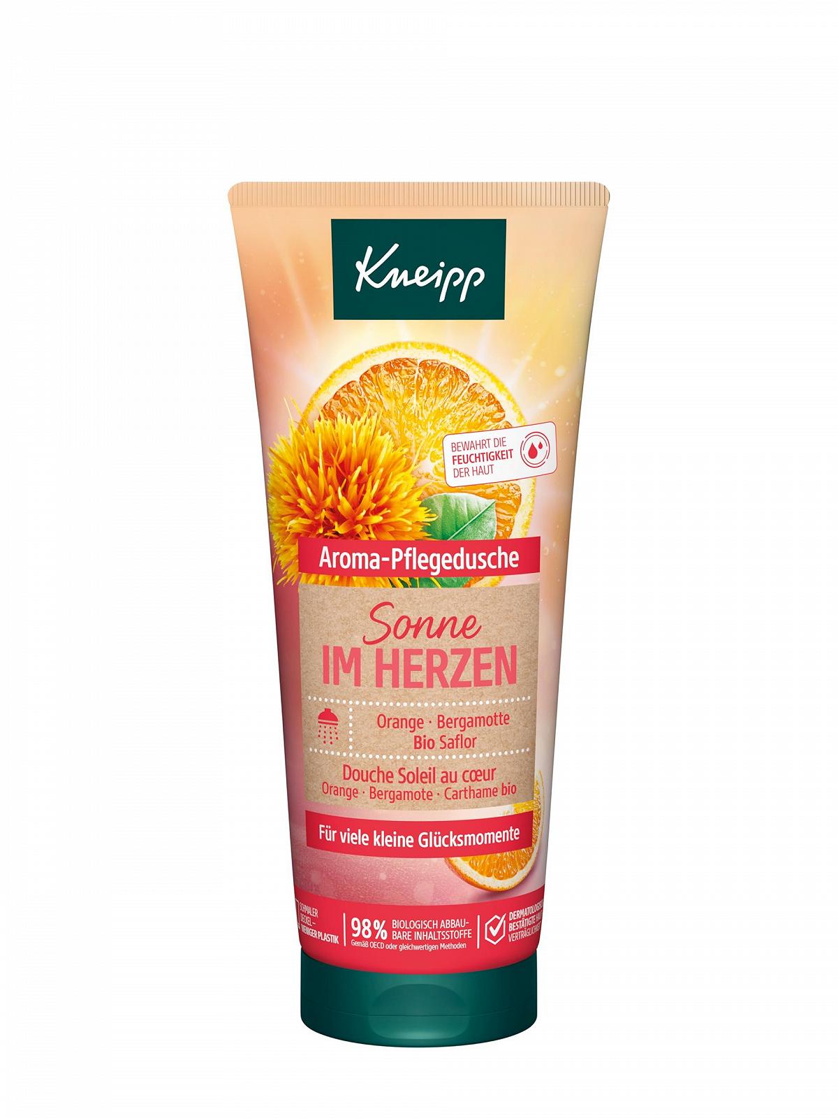 Гель для душа Kneipp Aroma Shower Care Sun in the Heart Набор 6 x 200 мл, фото №2
