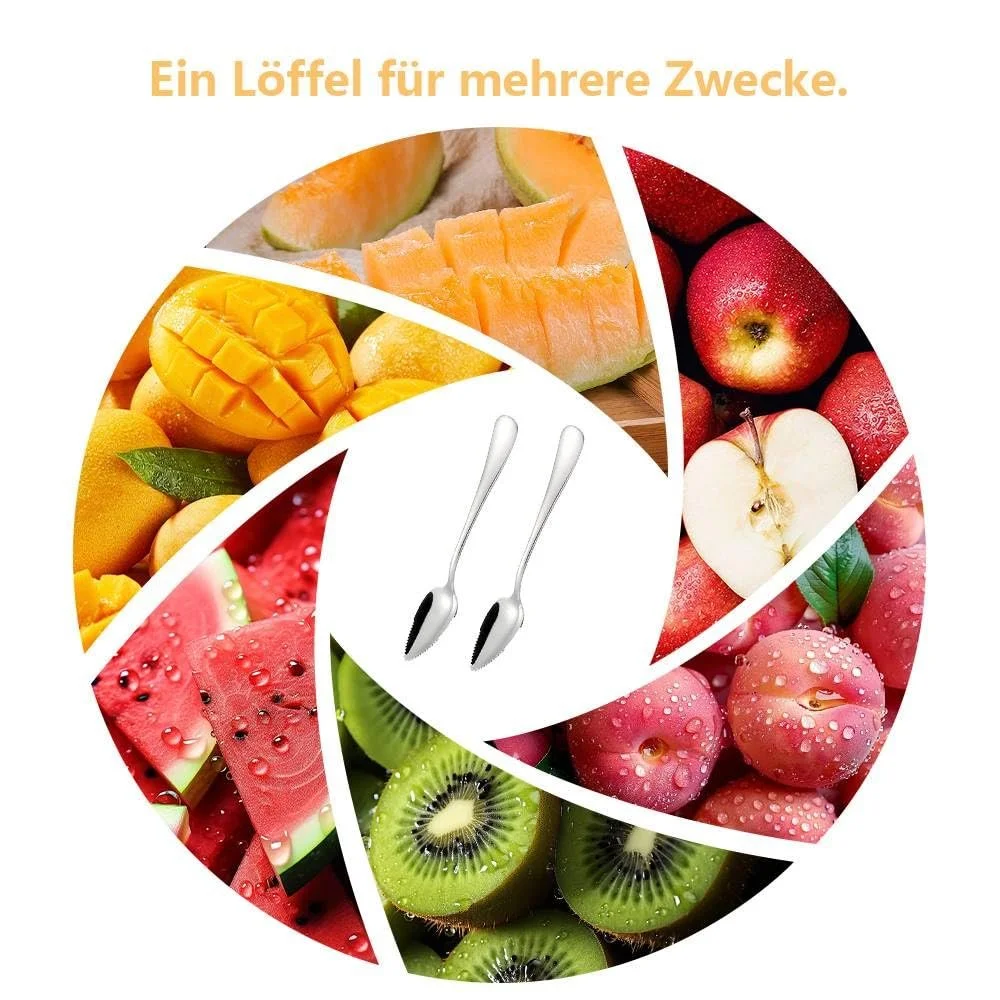 Ложки для грейпфрута, набір 2 шт, фото №7