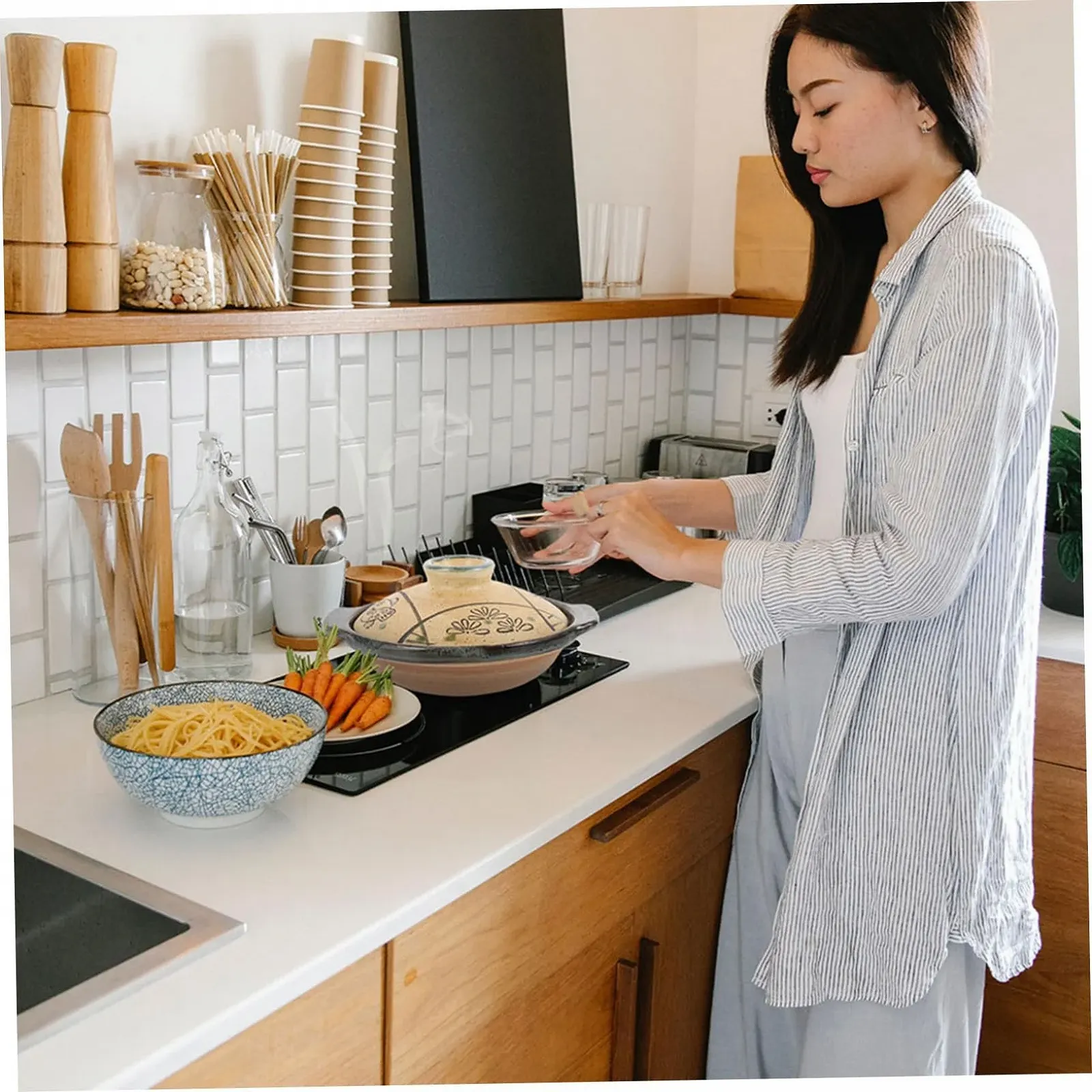 Керамічна каструля TOYANDONA Japanese Ceramic Heat Resistant, фото №6 Керамічна каструля TOYANDONA Japanese Ceramic Heat Resistant, фото №6