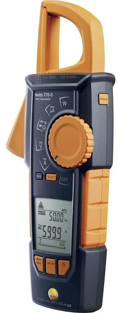 Токоизмерительные клещи Testo 770-3 Оранжевый, фото №1