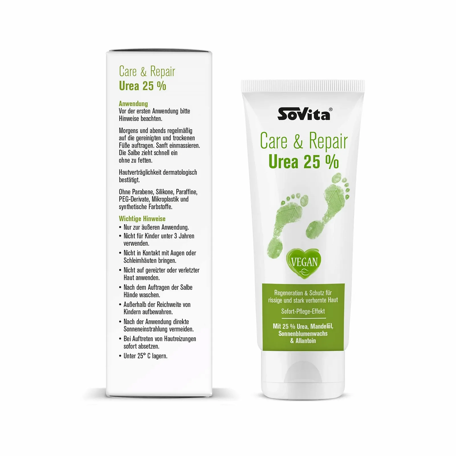 Крем для ног sovita Care & Repair Urea 25% 100 мл, фото №2