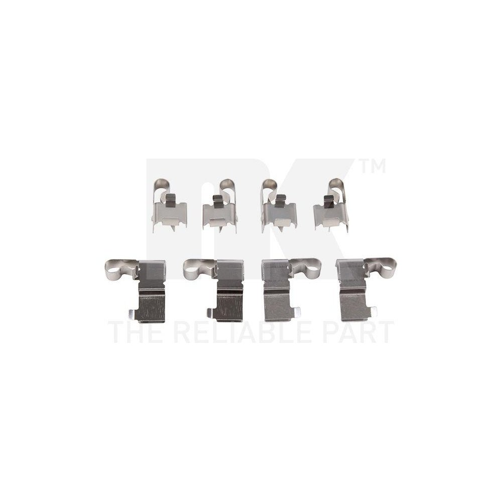 Комплект аксесуарів, гальмівні колодки NK 7945699, задній міст, фото №1