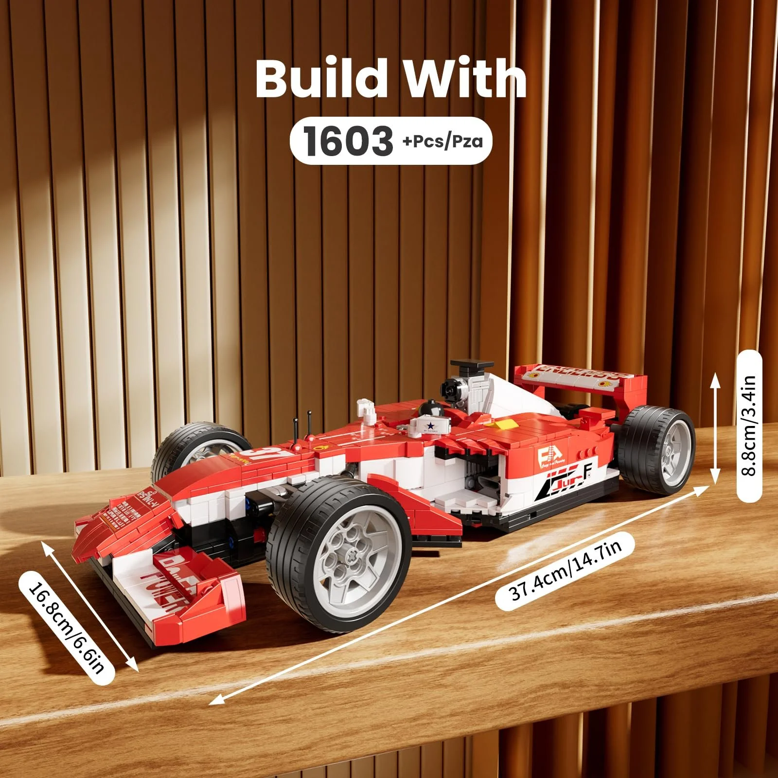 Конструктор Mould King Formula Racing Car, Гоночный Автомобиль, 1603 детали, фото №2
