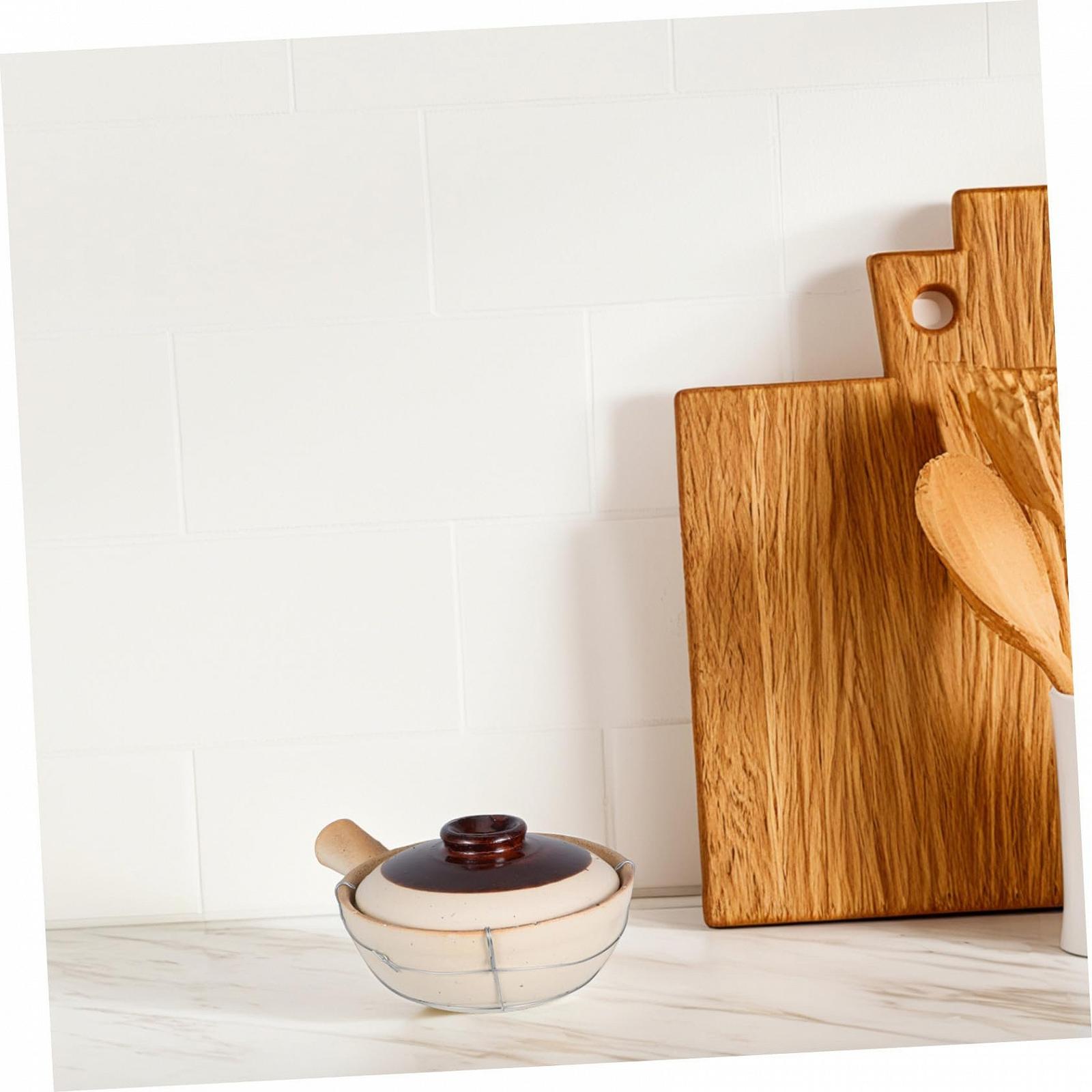 Горшок для запекания LIFKOME Терракотовый Керамический С крышкой, фото №6