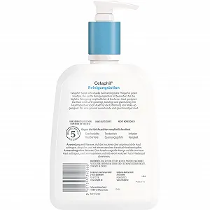 Лосьйон для вмивання CETAPHIL для сухої, чутливої шкіри 460 мл, очищення обличчя, можна використовувати з водою і без води, ніжно та ефективно видаляє бруд, без мила, не пече очі synthetic.ua - Фото 1