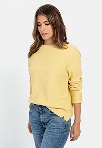 Жіночий світшот camel active з круглим вирізом з чистої бавовни synthetic.ua - Фото 1